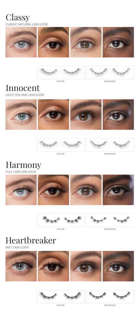 tufos de cílios com cola transparente nanolash